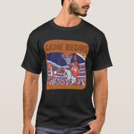 Slam Dunk Basketbal spel begint T-shirt