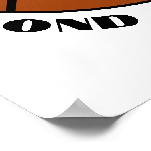 Slam Dunk Basketbal Sport Poster (Hoek)