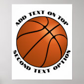 Slam Dunk Basketbal Sport Poster (Voorkant)