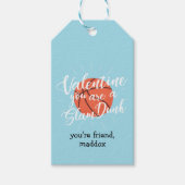 Slam Dunk Basketbal Valentijn Label Cadeaulabel (Voorkant)