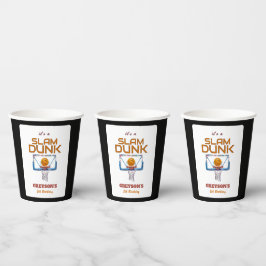 Slam Dunk Basketball Any Age Birthday Papieren Bekers