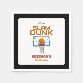 Slam Dunk Basketball Any Age Birthday Servet