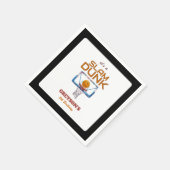 Slam Dunk Basketball Any Age Birthday Servet (Hoek)