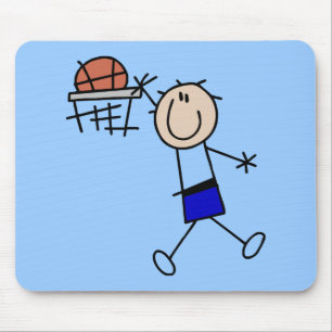 Slam Dunk Basketball - Blauwe T-shirts en Cadeaus Muismat