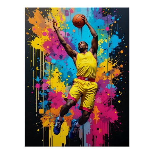 Slam Dunk: Basketball Graffiti Perfect Poster (Voorkant)