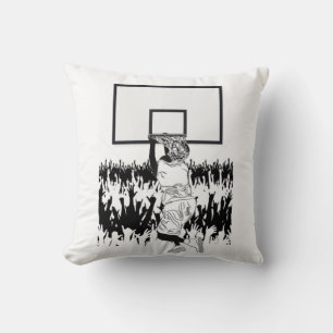 Slam Dunk Basketball Pillow Kussen