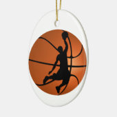 Slam Dunk Basketball Player Keramisch Ornament (Links)