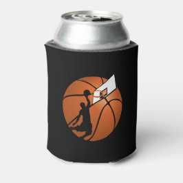 Slam Dunk Basketball Player met Hoop op Ball Blikjeskoeler