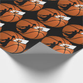 Slam Dunk Basketball Player met Hoop op Ball Cadeaupapier (Hoek)