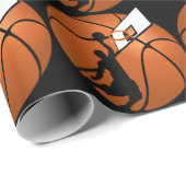 Slam Dunk Basketball Player met Hoop op Ball Cadeaupapier (Rol Hoek)