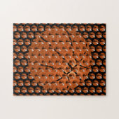 Slam Dunk Basketball Player met Hoop op Ball Legpuzzel (Horizontaal)