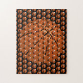 Slam Dunk Basketball Player met Hoop op Ball Legpuzzel (Verticaal)
