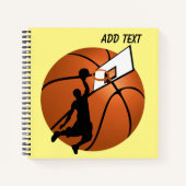 SLAM DUNK. Basketball Player Notitieboek (Voorkant)