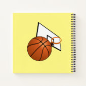 SLAM DUNK. Basketball Player Notitieboek (Achterkant)