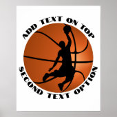 Slam Dunk Basketball Player Poster (Voorkant)