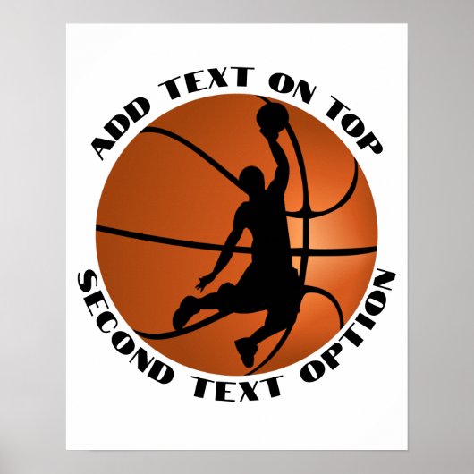 Slam Dunk Basketball Player Poster (Voorkant)