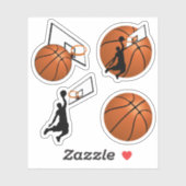 SLAM DUNK. Basketball Player Sticker (Vel)