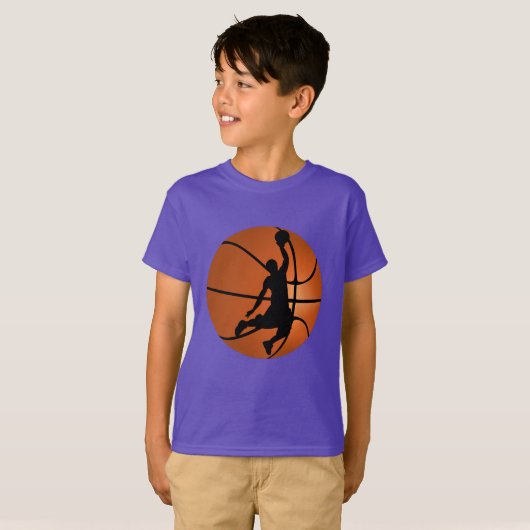 SLAM DUNK. Basketball Player T-shirt (Voorkant volledig)