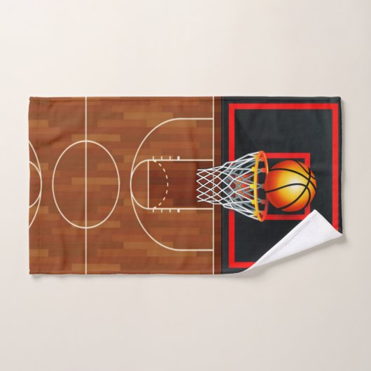 Slam Dunk Basketball Theme Bad Handdoek (Handdoek)