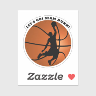SLAM DUNK. Basketbalspelsport Sticker