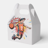 Slam Dunk Boy Verjaardag Bash Bedankdoosjes (Achterkant)