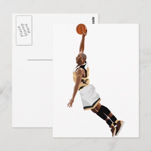 Slam Dunk Briefkaart (Voorkant / Achterkant)