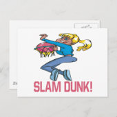 Slam Dunk Briefkaart (Voorkant / Achterkant)