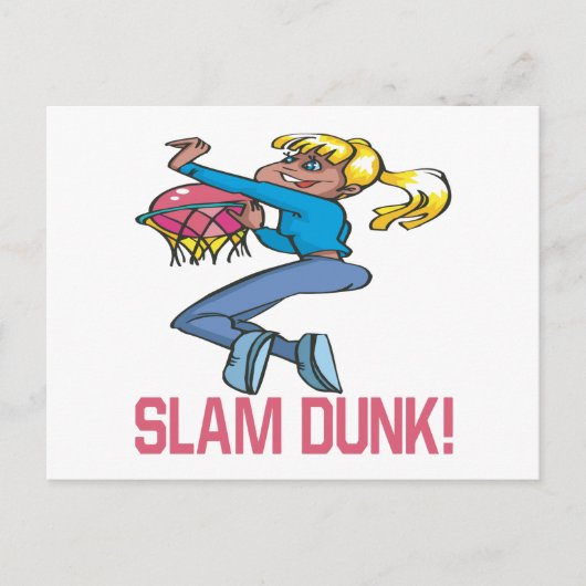 Slam Dunk Briefkaart (Voorkant)
