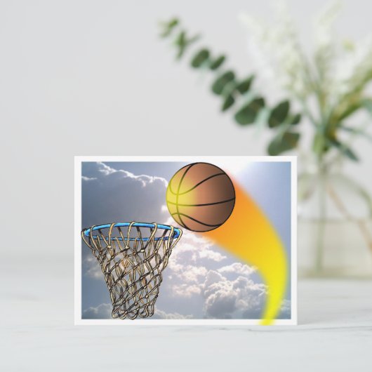 Slam-Dunk Briefkaart (Staand voorkant)