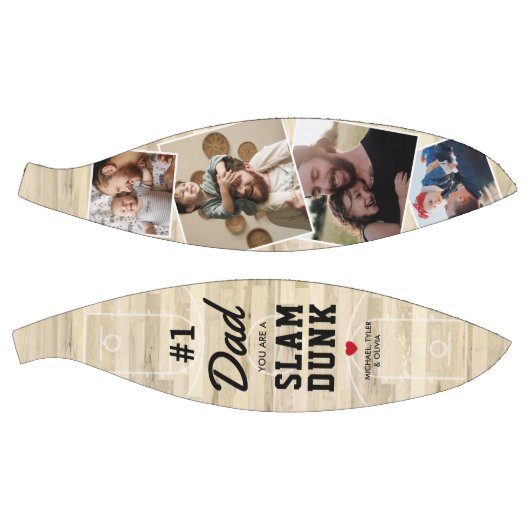 Slam Dunk Dad Photo Keepomwille Basketbal (Panelen)