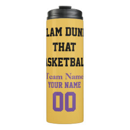 Slam Dunk Die Basketbalnaam Thermosbeker