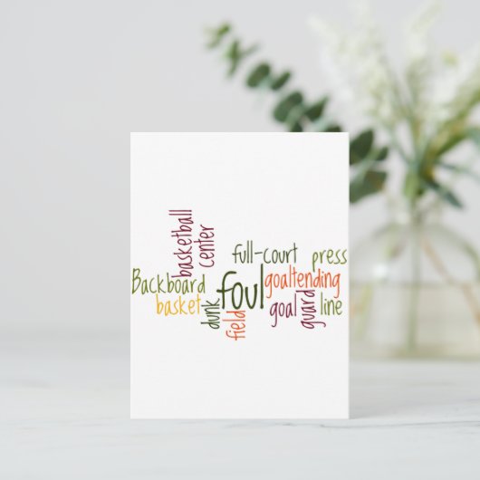 Slam Dunk Dreams: Basketbal - Game of Champions Briefkaart (Staand voorkant)
