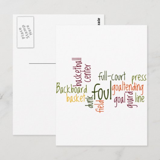 Slam Dunk Dreams: Basketbal - Game of Champions Briefkaart (Voorkant / Achterkant)