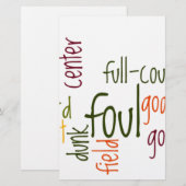 Slam Dunk Dreams: Basketbal - Game of Champions Briefpapier (Voorkant / Achterkant)