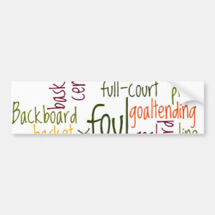 Slam Dunk Dreams: Basketbal - Game of Champions Bumpersticker
