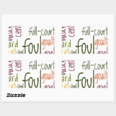 Slam Dunk Dreams: Basketbal - Game of Champions Rechthoekige Sticker (Vel)