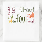 Slam Dunk Dreams: Basketbal - Game of Champions Rechthoekige Sticker (Tas)