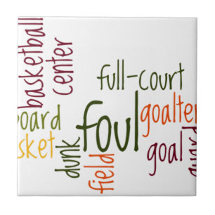 Slam Dunk Dreams Basketbal - Het spel van kampioen Tegeltje