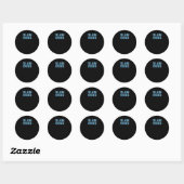 Slam Dunk Grafiek Ronde Sticker (Vel)