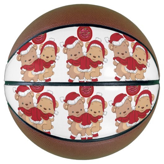 Slam Dunk in Kerstmis met deze basketbalstijl Basketbal (Voorkant)