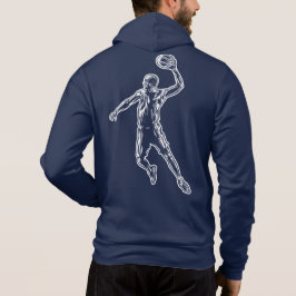 Slam Dunk Light-ontwerp van de basketbalspeler Hoodie