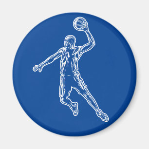 Slam Dunk Light-ontwerp van de basketbalspeler Magneet