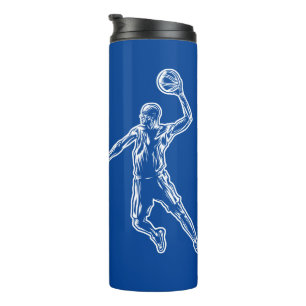 Slam Dunk Light-ontwerp van de basketbalspeler Thermosbeker