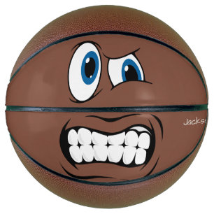 Slam Dunk Mad Face Basketball Basketbal