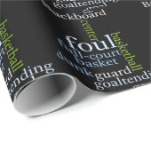 Slam Dunk of Words: Basketbal spel van kampioenen Cadeaupapier (Rol Hoek)