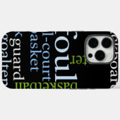 Slam Dunk of Words: Basketbal spel van kampioenen Case-Mate iPhone Case (Achterkant (horizontaal))