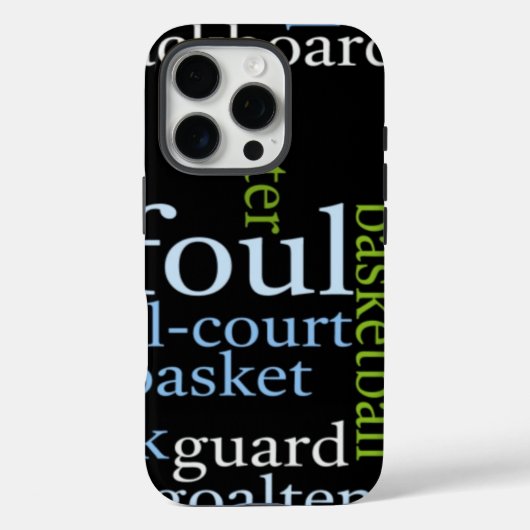 Slam Dunk of Words: Basketbal spel van kampioenen Case-Mate iPhone Case (Achterkant)