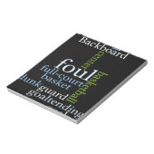 Slam Dunk of Words: Basketbal spel van kampioenen Notitieblok (Linkerzijde)