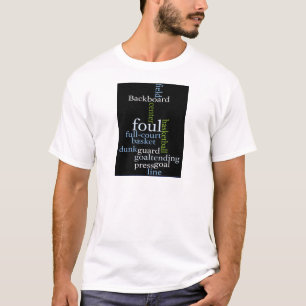 Slam Dunk of Words: Basketbal spel van kampioenen T-shirt