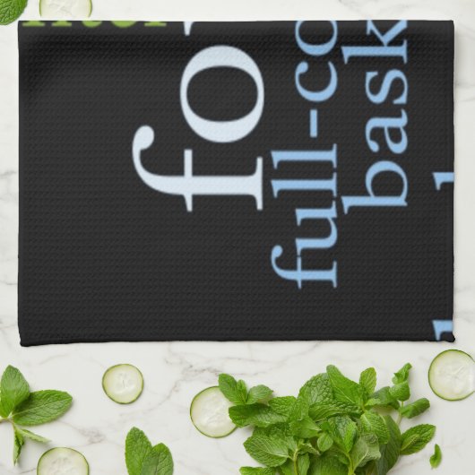 Slam Dunk of Words: Basketbal spel van kampioenen Theedoek (Gevouwen)